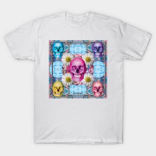 CANDY COLORED SKULL BBS T-Shirt